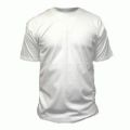Мужская футболка белая (интерлок-пенье, р. 42-60, арт. Ф-1)