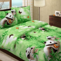 Комплект постельного белья "Панды 3D" Бязь Люкс