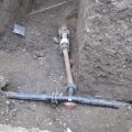 Прокол под дорогой для водопроводных труб
