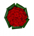 Букет из роз "Красный бархат"
