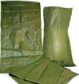 Зеленый полипропиленовый мешок для строительного мусора