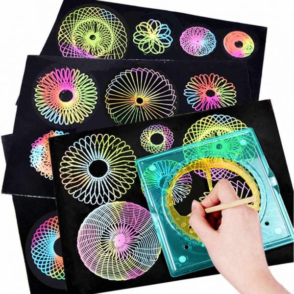 СПИРОГРАФ - Набор для рисования узоров Spirograph deluxe set, Купить оптом, отзывы