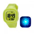 Силиконовые LED часы SHORS SH-689 зеленые
