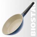 Сковорода Biostal 24см - синий/бежевый Bio-FPD-24