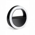 Кольцо для селфи Selfie Ring Light на батарейке, черное
