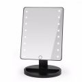 Косметическое зеркало с подсветкой Large Led Mirror чер