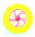 Летающий диск со световым элементом Фрисби, жёлтый