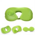 Надувная подушка для шеи с ручной накачкой RH34, зелёный