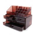 Акриловый органайзер для косметики Multi-Functional Storage Box QFY-3112, бордовый