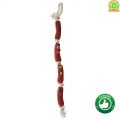 Игрушка для собак - Четыре сардельки на верёвке с ручкой, 90 см