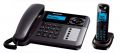 Р/телефон Panasonic KX-TG6461RUT (темно-серый металлик, радио трубка+проводной тел., автоотв.)
