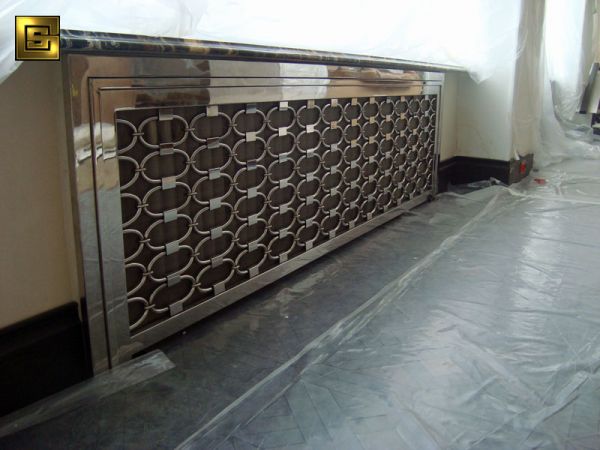 Декоративные решетки из нержавеющей стали для радиаторов