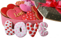 Имбирное печенье-имбирные пряники в коробке LOVE&LOVE