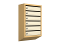 Вертикальный почтовый ящик Витерит-6, с установленными замками