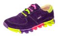 Модель: м 4-1020 фиолетовый велюр Полуботинки - кроссовки школьные, подростковые "Лель"