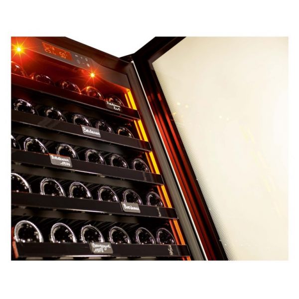 Eurocave V-Revel-S Винный шкаф, цвет черный, стеклянная дверь Full glass, стандартная комплектация, лицевые панели тёмные
