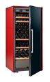 Винный шкаф Eurocave D Collection M цвет красный сатин, дверь Black Piano, стандартная комплектация