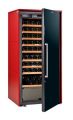 Винный шкаф Eurocave D Collection M цвет красный сатин, дверь Black Piano, максимальная комплектация
