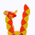 Головоломка-игрушка "Змейка-жираф"