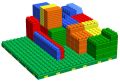 Базовый набор гигантского конструктора GigaBloks для группы детского сада 2-3 года
