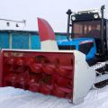 Шнекороторный снегоочиститель на ДТ-75