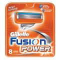 Сменные кассеты для бритья Gillette Fusion Power 8 лезвий