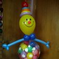 Клоун с сюрпризом из воздушных шаров