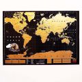 Черная Скретч карта Мира