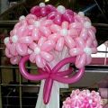 Надувные цветы из шаров