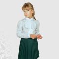 Школьная юбка, зелёная, модель 0317