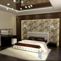 Дизайн спальни в теплых тонах