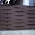 Забор из древесно полимерного композита