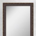 Зеркало в деревянной раме «Анаэль» узкая, черная