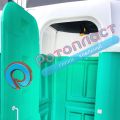 Душевая кабина в сборе зеленая (бак с лейкой) Ротопласт
