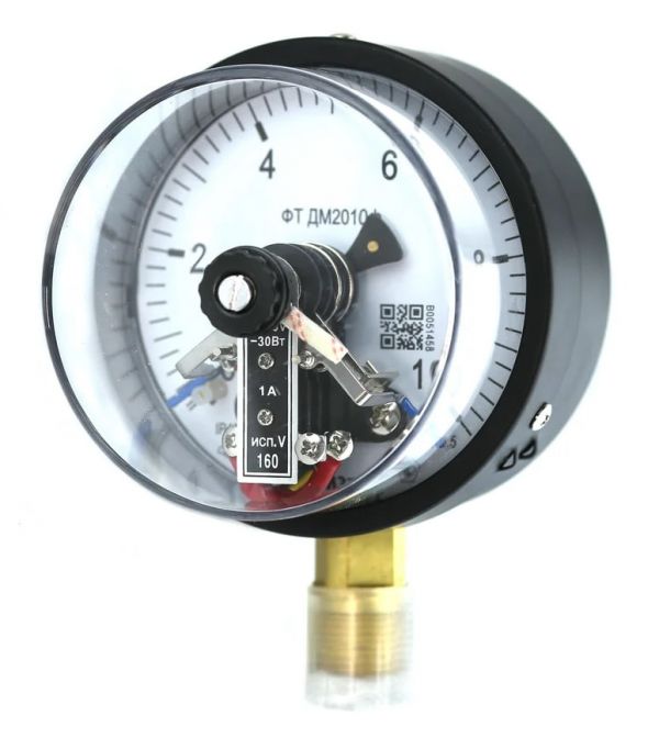 Манометр ДМ2010ф исп V 0-10 кгс/см2 кт.1,5 d.100 IP40 M20*1,5 РШ