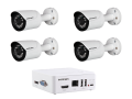 Комплект IP видеонаблюдения на 4 камеры