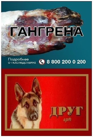 Сигареты друг с собакой на этикетке фото