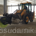 Road sweeper hydraulic brush for loader or tractor