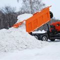 Скидки при заказе вывоза снега в компании «МУСОР-РИН»!