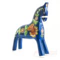 Лошадка «кобальтовая синь» с растительным орнаментом