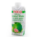 Кокосовая вода с розовой гуавой "FOCO" Tetra Pak, 330 мл