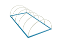 Стеклопластиковые дуги диаметром 4-8 мм для тоннельных парников