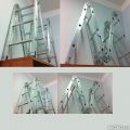 Алюминиевая лестница трансформер облегченный и ПРОФИ