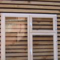 Деревянное окно 1000* 1000 с форточкой и без форточки