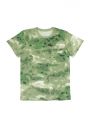 Футболка камуфляж хлопковая, зеленый