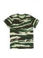 Футболка камуфляж хлопковая, зеленый хаки