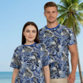 Футболка с принтом хлопковая пляжная