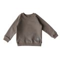 Свитшот для девочки футер 3-х нитка цвет кофейный